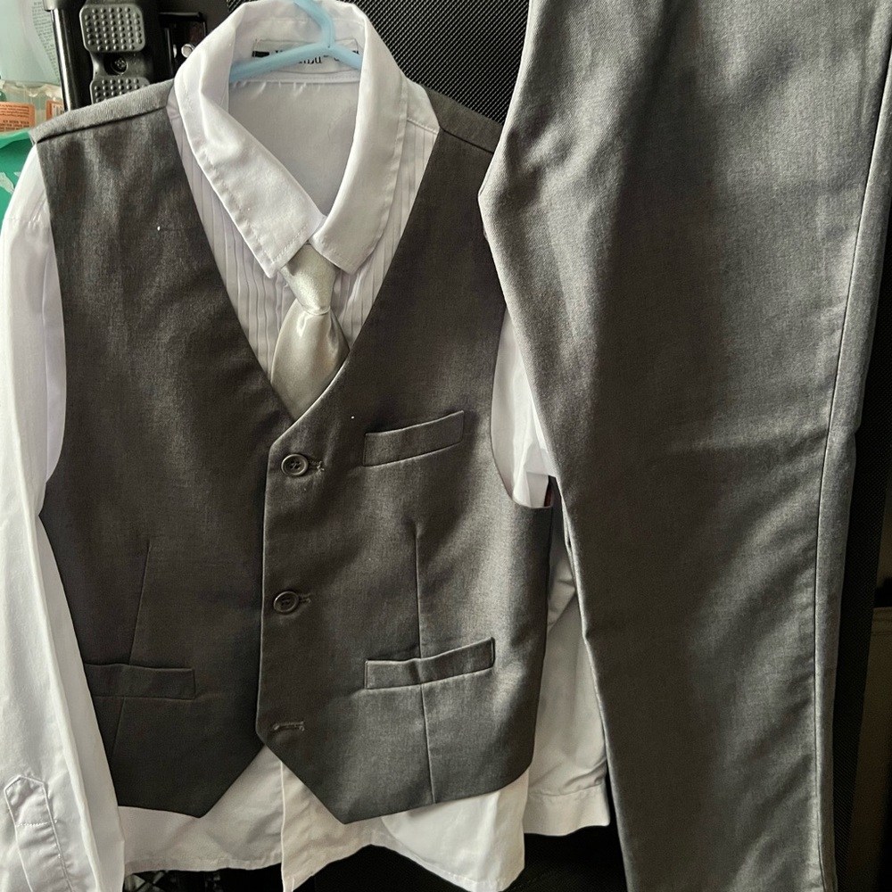 Visaccy Boys Suit, Gray